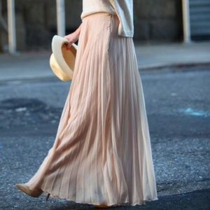 Zara Chiffon Maxi Skirt